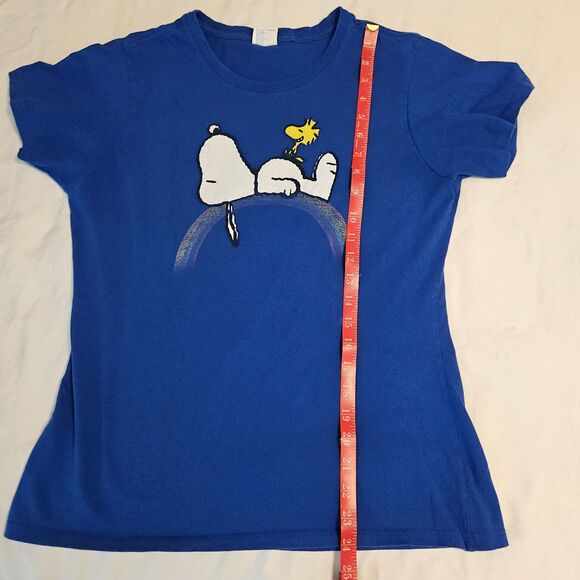 Peanuts Snoopy & Woodstock Sleeping on a Rainbow - No Size Tag - Picture 5 of 10